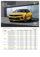 Opel Astra - cennik 2022-0